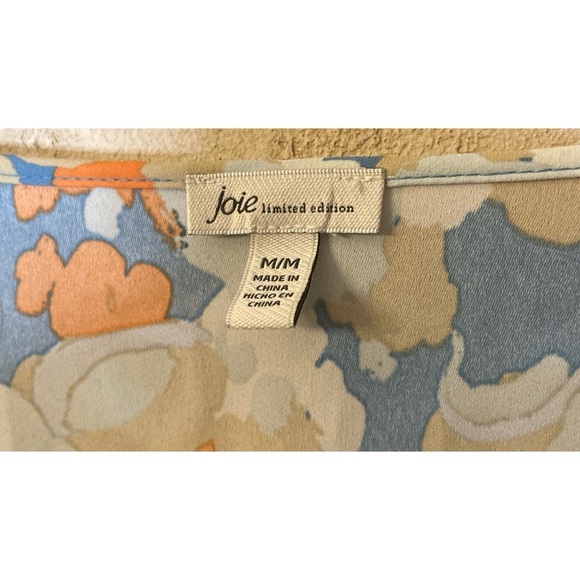 Joie Peasant Print Women's Top - Picture 6 of 6